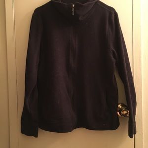 OLD NAVY black zip fleece